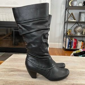 Bass Women's Kelsee Ruched Tall Boots Sz. 8M